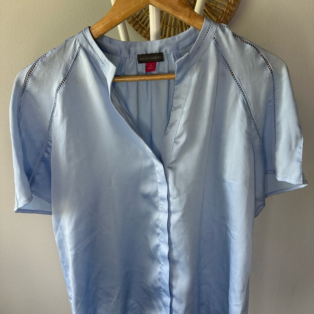 Vince Camuto Light Blue Women's Top